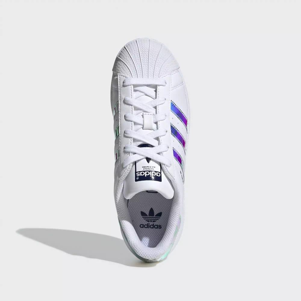 Adidas Superstar J Tenis Blancos Para Niña (MX-62849)